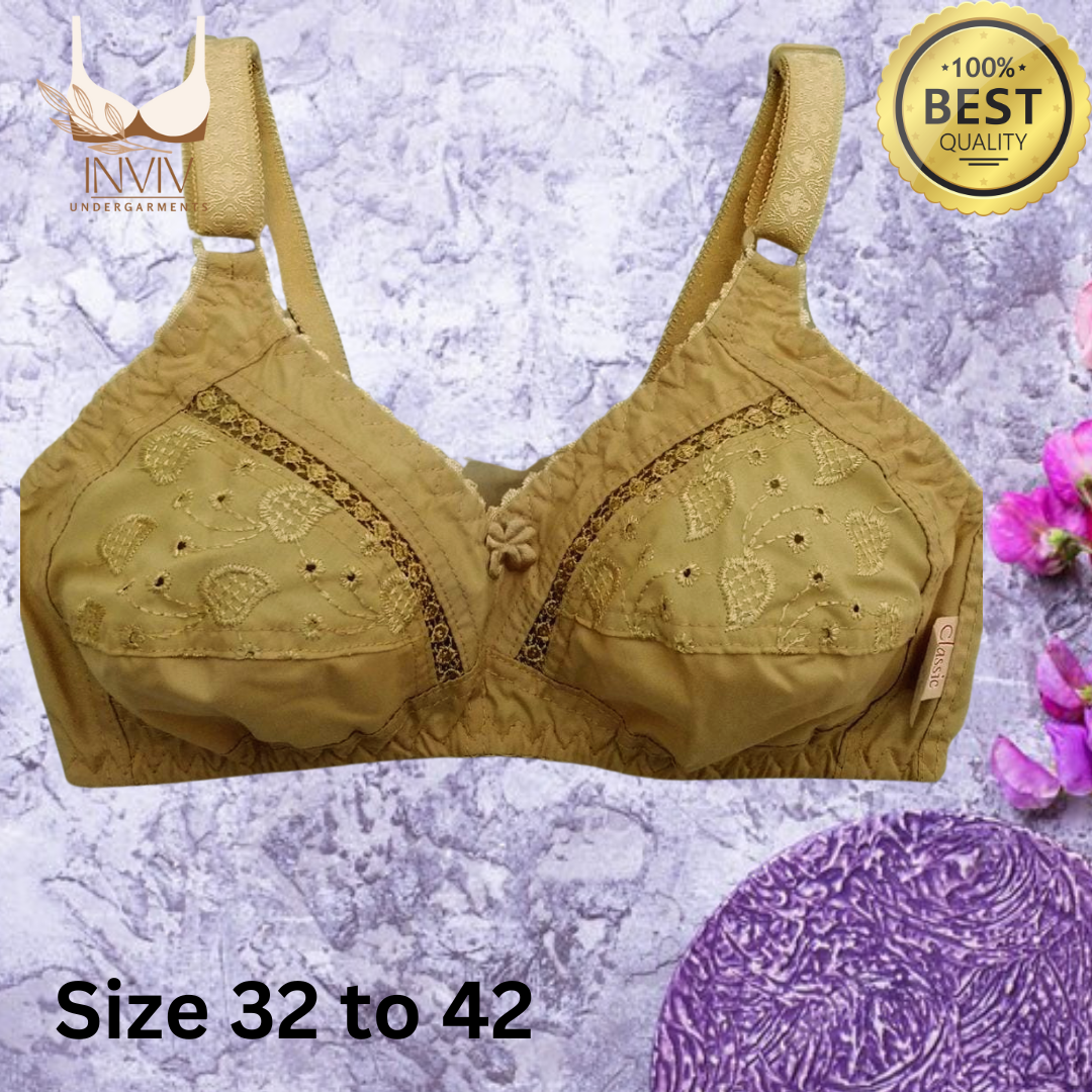 galaxy chicken cotton bra for women with classic chicken embroidery cotton bra, non padded. galaxy chicken cotton bra for women with classic chicken embroidery cotton bra, non padded.