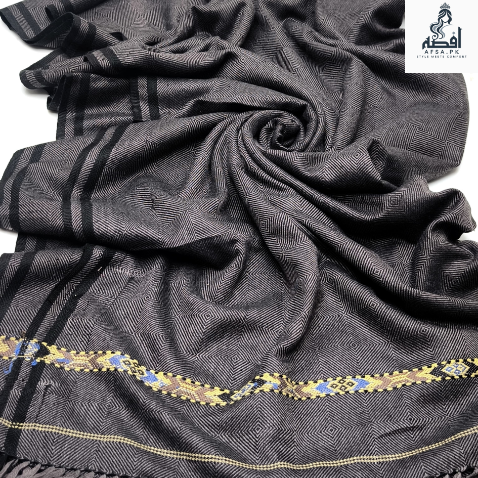 winter gents wooly design shawl 2024 – pure wool jacquard shawl with 2 sided borders, jamboo size, best a+ quality winter gents wooly design shawl 2024 – pure wool jacquard shawl with 2 sided borders, jamboo size, best a+ quality