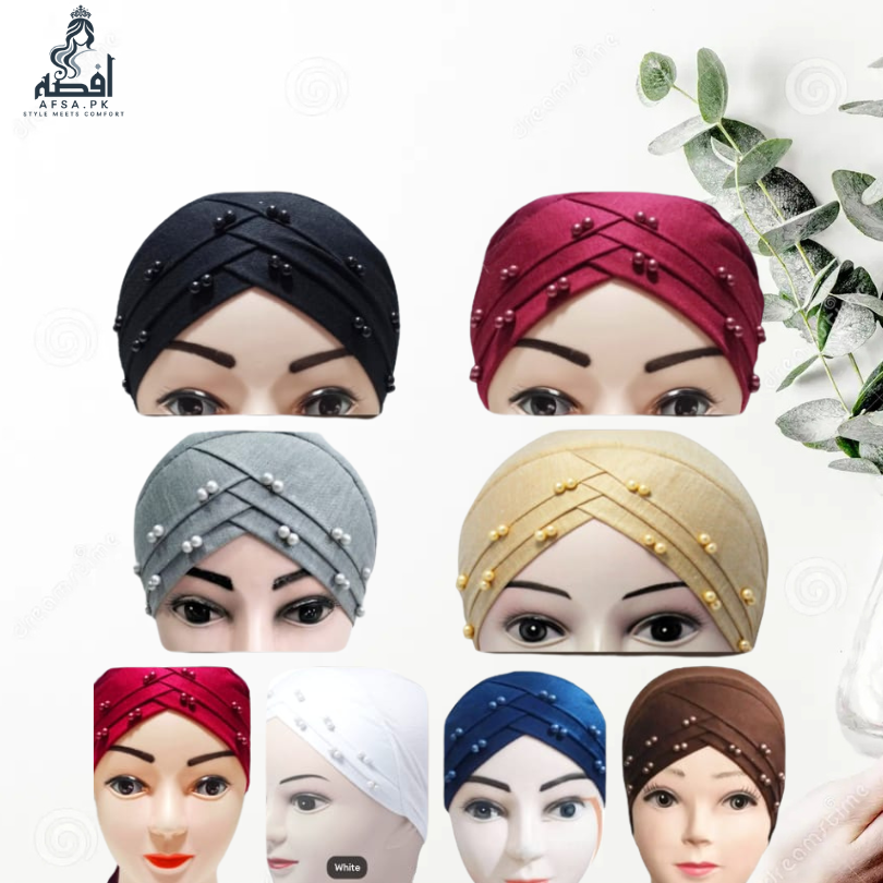 3d layer cap with pearl stylish hijab inner cap for muslim women 3d layer cap with pearl stylish hijab inner cap for muslim women