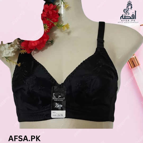 lace elegance: embroidered cotton bra with soft lace detail – half cover design for ultimate comfort and style lace elegance: embroidered cotton bra with soft lace detail – half cover design for ultimate comfort and style