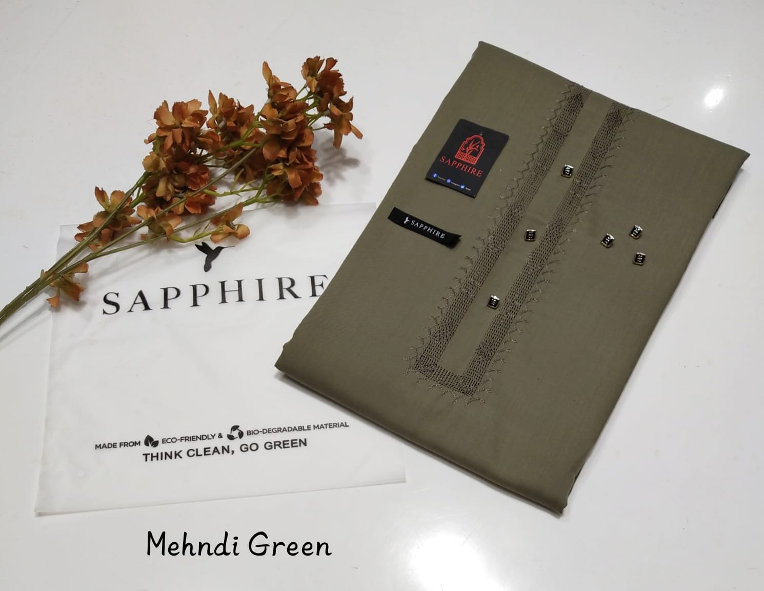 handmade tarkashi gala suit – premium wash & wear fabric, sapphire color, 4.5m full suit with 6 buttons and elegant packaging handmade tarkashi gala suit – premium wash & wear fabric, sapphire color, 4.5m full suit with 6 buttons and elegant packaging