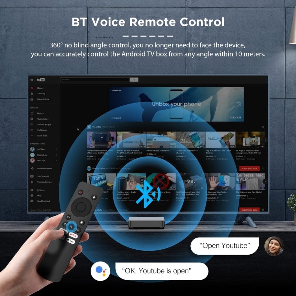 x6 mini android tv box h618 6k with google voice assistant x6 mini android tv box h618 6k with google voice assistant