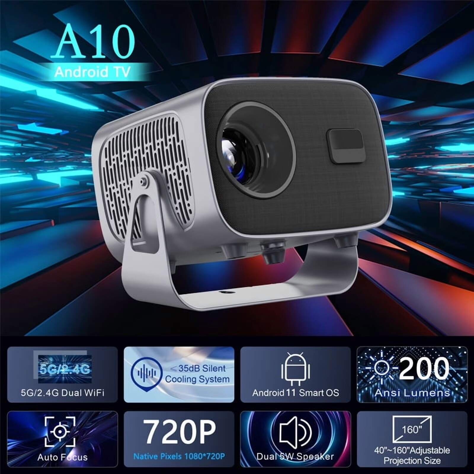 a10 android protable projector with 4k android 13 dual wifi 5g a10 android protable projector with 4k android 13 dual wifi 5g