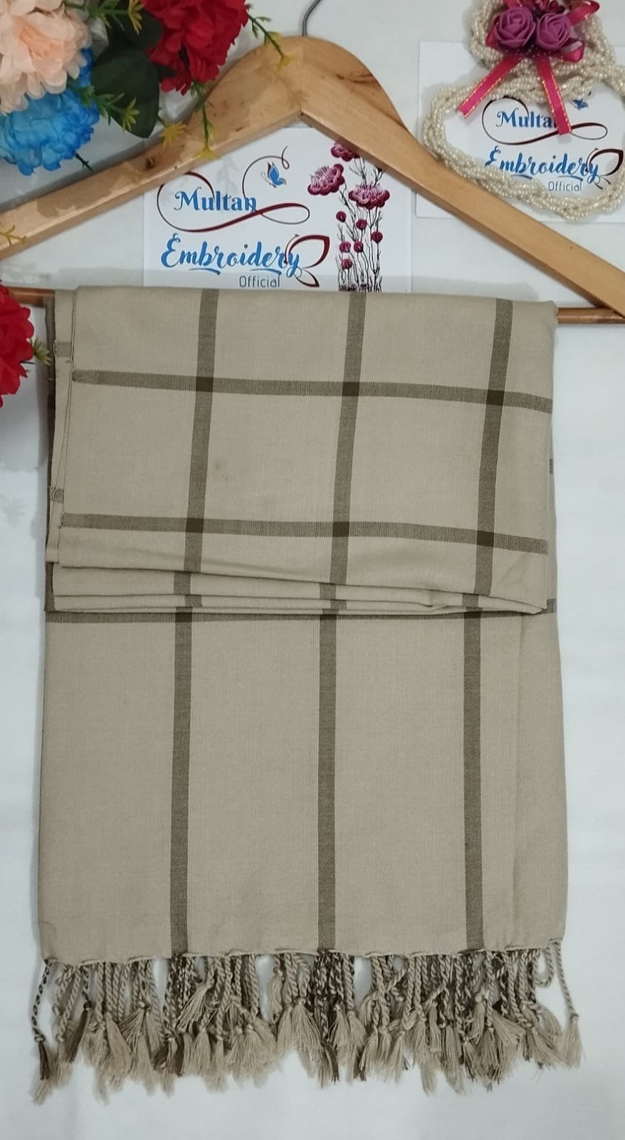 acrylic wool check design shawl matching with– full color range, stylish & warm acrylic wool check design shawl matching with– full color range, stylish & warm