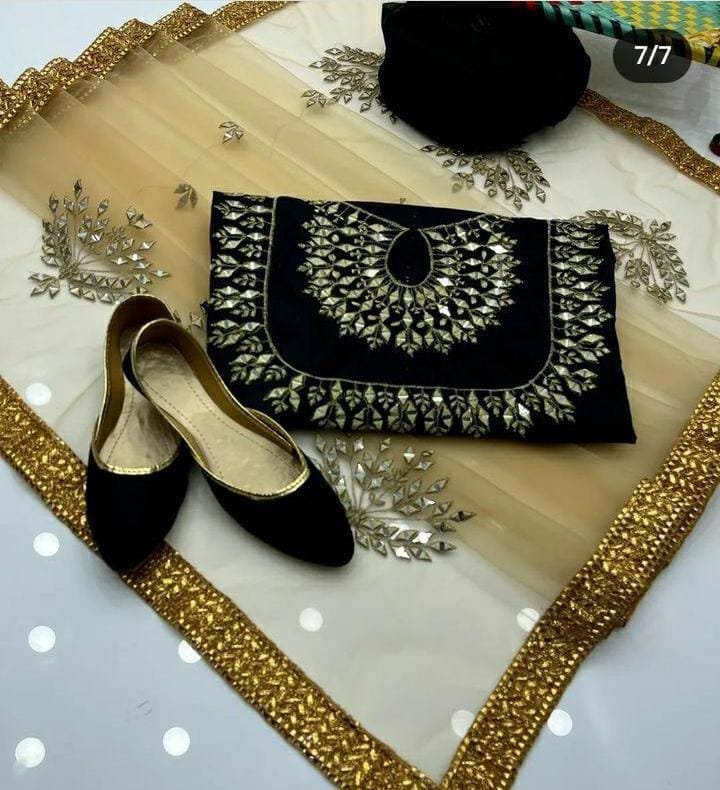 4pc party wear | fancy katan dress | mirror work shirt & trouser | mirror work net dupatta 4pc party wear | fancy katan dress | mirror work shirt & trouser | mirror work net dupatta